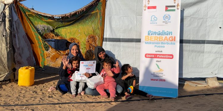 Berbagi Kebahagiaan di Bulan Ramadhan, Adara Salurkan Makanan Berbuka Puasa untuk 6.332 Warga Gaza
