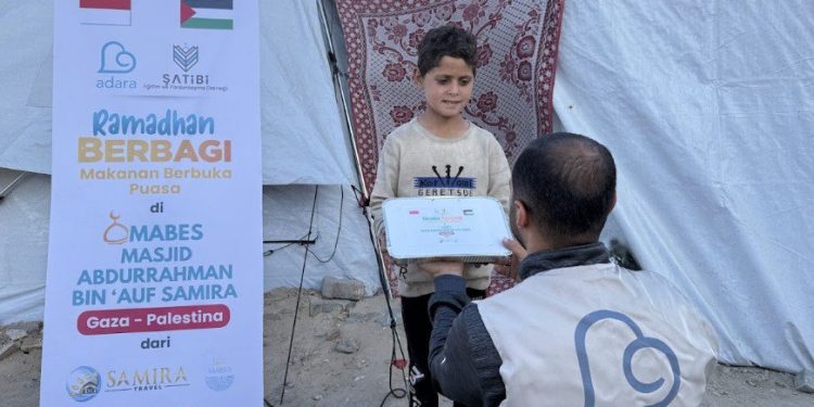 Ringankan Kelaparan di Sepuluh Hari Terakhir Ramadhan, Adara Salurkan Makanan Berbuka Puasa untuk 2.400 Warga Gaza