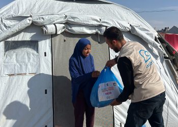100 Keluarga di Gaza Terima Bantuan Bahan Pokok dari Adara untuk Sahur dan Berbuka Puasa di Bulan Ramadhan