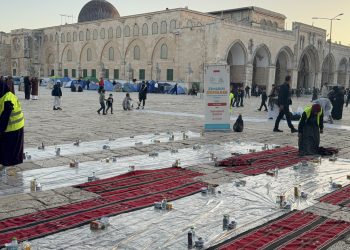 Adara Menggelar Ifthar Jama’i di Masjid Al-Aqsa Bersama 300 Orang Warga Al-Quds