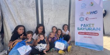 Sayuran Warna-Warni dari Adara Ceriakan Hati Ratusan Keluarga di Mawashi, Khan Younis