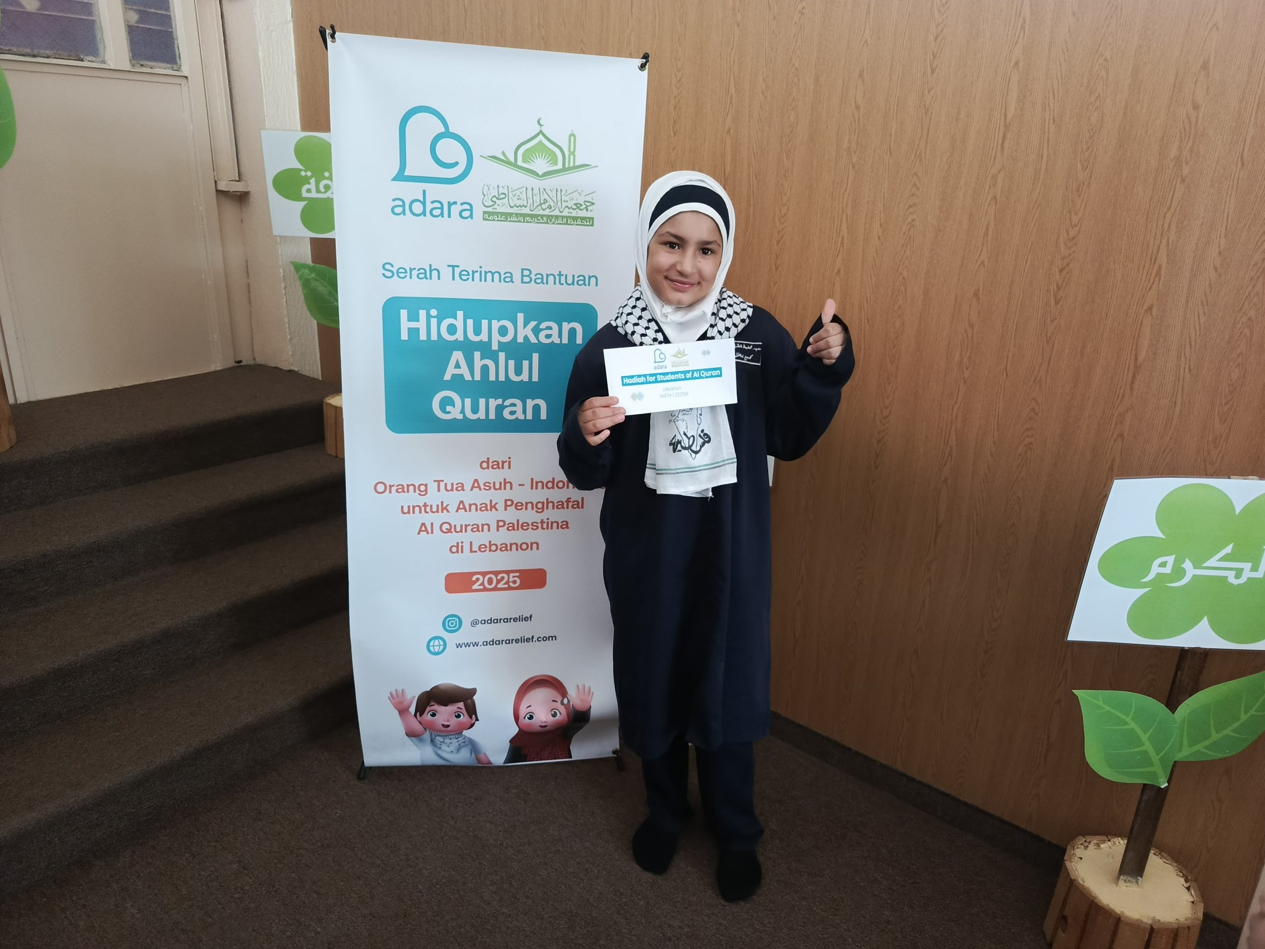 Tala Karzun memeroleh juara ke-2 dalam proses belajar di sekolah
