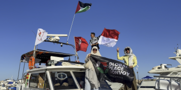 Kapal Indonesia dalam Global Sumud Flotilla Telah Berlayar Menuju Gaza