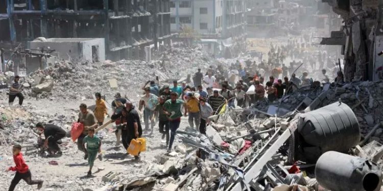 Ratusan Ribu Warga Gaza Kembali Terpaksa Mengungsi, Tak Ada Lagi Tempat Aman