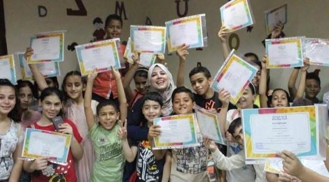 Guru Palestina, Ghada Rabah, Gugur di Bawah Reruntuhan Rumahnya