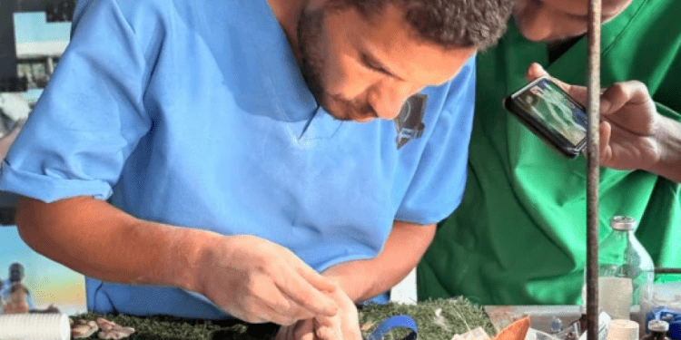 Pasukan Israel menembak mati Dr. Mu'ath Abu Rukba, veteran terakhir yang tersisa di Gaza utara [Screengrab/X]