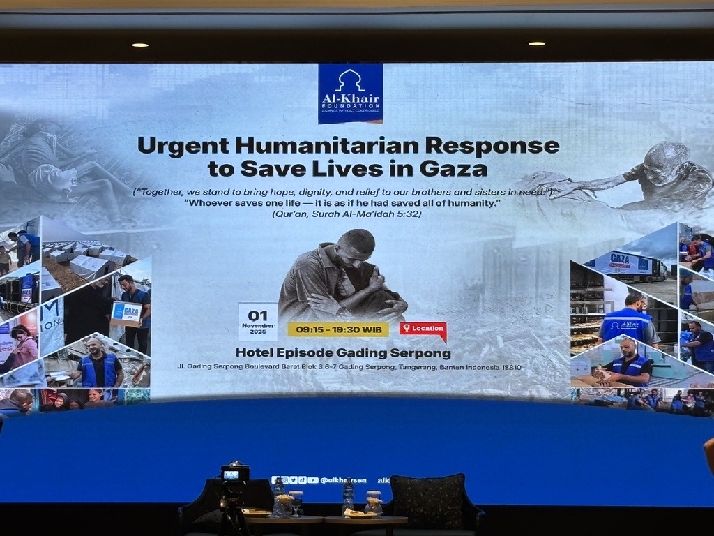 Al-Khair Foundations menggelar workshop bertema "Urgent Humanitarian Response to Save Lives in Gaza" di Hotel Episode Gading Serpong, Tangerang (01/11).