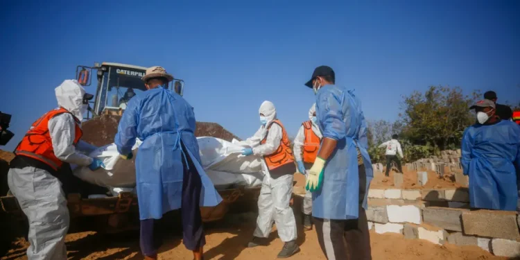 14 Jenazah Tak Teridentifikasi Dikembalikan Israel dan Dimakamkan di Gaza