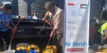 Alirkan Kebaikan, Air Bersih Persembahan Indonesia untuk Gaza