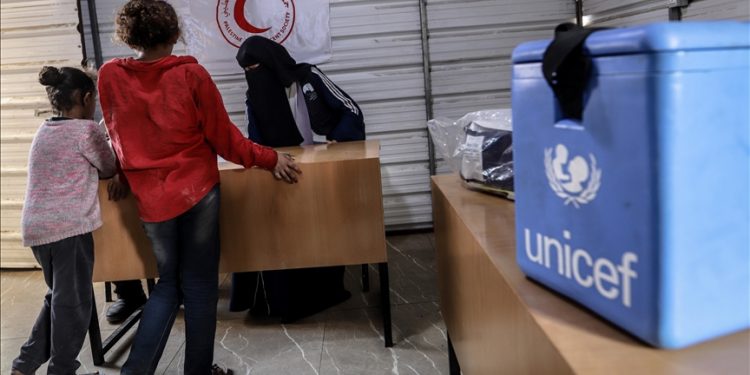 UNICEF: 2.400 Anak di Gaza Telah Dapat Vaksin di Hari Pertama Kampanye Imunisasi