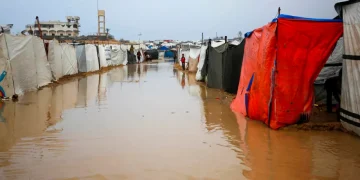 Badai Kutub “Byron” Memperparah Krisis Kemanusian Gaza: Total Kerugian 4 Juta Dolar AS dan Kerusakan Menyebar