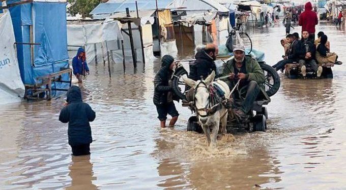 PBB: 55.000 Keluarga di Gaza Terdampak Hujan Lebat dan Kerusakan Akibat Badai