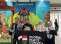 Tim Global Peace Convoy Indonesia yang siap meninjau situasi pascabencana di Aceh menyalurkan kemanusiaan.