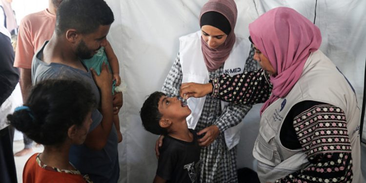 Kampanye Vaksinasi Gelombang Kedua di Gaza Targetkan Anak di bawah Usia Tiga Tahun