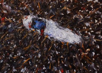 Lukisan karya Maram Ali, seniman yang suka melukis tentang Palestina (The New Arab)