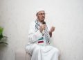 Syekh Muhammad Said Bakr dari Palestina mendoakan Indonesia dan Palestina pada Milad ke-18 Adara (18/2).