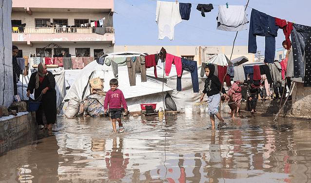 Badai Kembali Melanda Gaza, Menambah Penderitaan Warga
