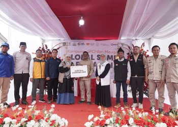 Peresmian Kampung GPCI di Kampung Durian, Aceh Tamiang (17/2).