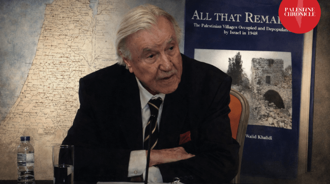 “Sejarawan Perjuangan Palestina” Walid Khalidi Tutup Usia