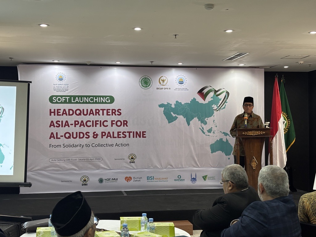 Sambutan Amirsyah Tambunan dalam Soft-Launching Headquarter Asia Pacific for Al-Quds and Palestine.