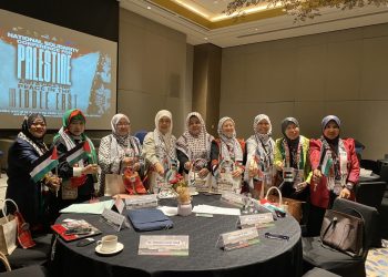 Maryam mengikuti National Solidarity Conference for Palestine and Call for Peace in the Middle East di Davao, Filipina.