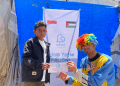 Pemberian dana program DYP Bulan Maret 2026 di kamp pengungsian di Gaza