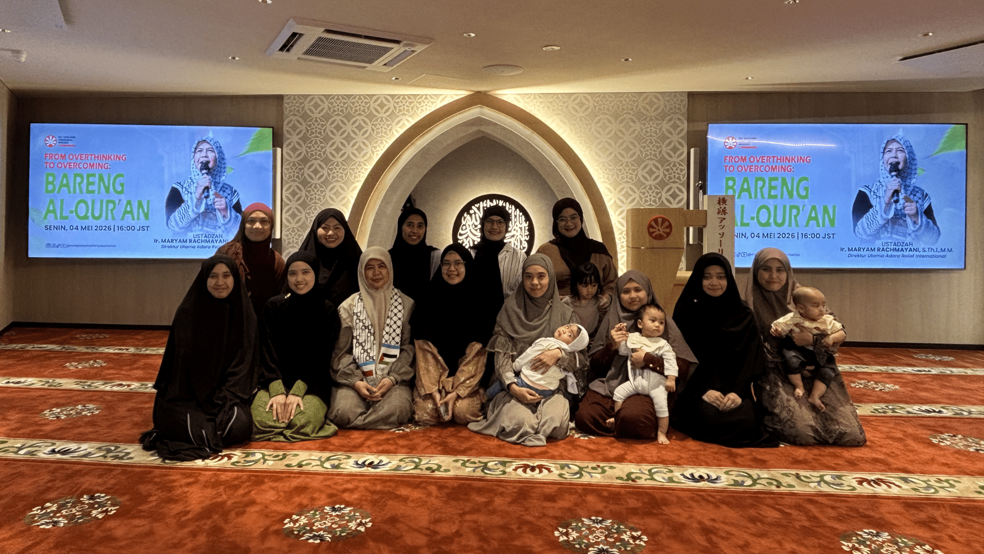 Kajian oleh Ustadzah Maryam di Masjid As-Sholihin Yokohama, Yokohama, Senin (4/5) dalam rangkaian roadshow Jepang.