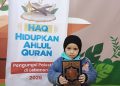 Salah satu peserta program Hidupkan Ahlul Quran (HAQ) Palestina di kamp pengungsian Lebanon.