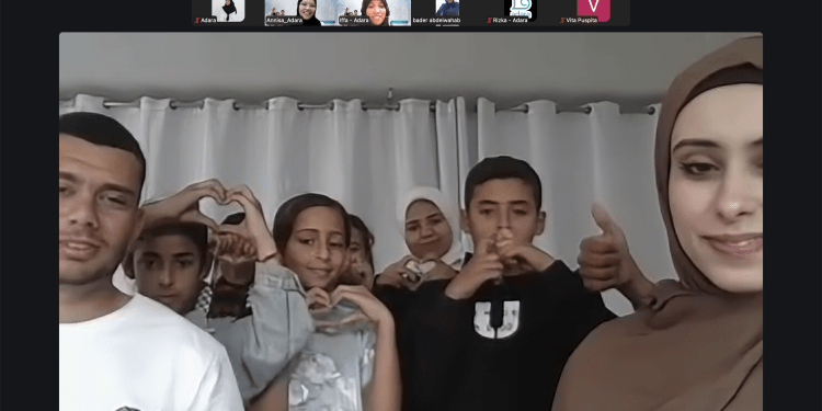 Anak yatim Gaza dalam Temu Kangen Dekap Yatim Palestina, Kamis (21/5).