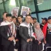 Penyambutan aktivis Indonesia dari misi Global Sumud Flotilla 2026 di Bandara Soekarno Hatta, Ahad (24/5).