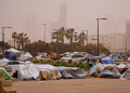 Tenda-tenda pengungsi Palestina di Beirut, Lebanon (Arab News)
