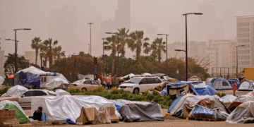 Tenda-tenda pengungsi Palestina di Beirut, Lebanon (Arab News)