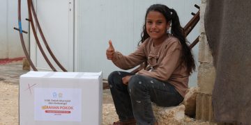Ribuan Bahan Pokok untuk Pengungsi Palestina di Suriah