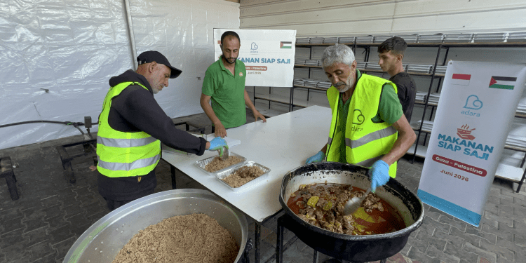 Seporsi Makanan Siap Saji untuk Gaza