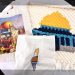 Rajut dan sulam pita bertema Masjid Al-Aqsa