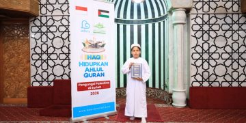 Hadi Jakush, salah satu penerima manfaat Program Hidupkan Ahlul Quran (HAQ) di Pengungsian Suriah.
