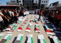 Gaza Gelar Pemakaman Massal 50 Warga Palestina