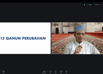 Ust. Asep Sobari mengupas tuntas 13 Qanun Perubahan dalam Saladin Leadership Circle #2: Upaya 50 Tahun Melahirkan Generasi Shalahuddin.