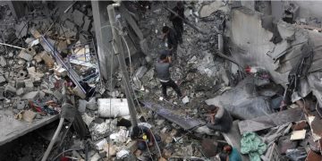12 Jenazah Palestina Ditemukan di Bawah Reruntuhan Gaza