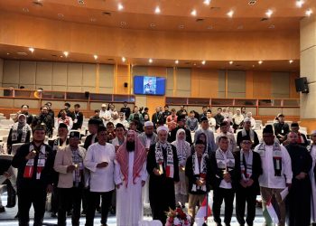 Direktur Utama Adara Relief International, Maryam Rachmayani, menghadiri Simposium Masjidil Aqsa dan Palestina (SIMATINA) 2026 (31/8).