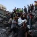Gedung Enam Lantai Runtuh di Kota Gaza: 20 Orang Gugur, 100 Masih Terjebak di Bawah Puing